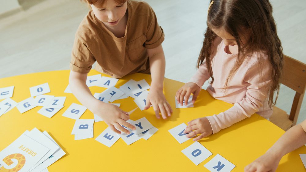 Students building a hands-on AI logic project